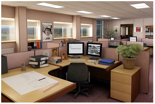 bai tri phong thuy van phong